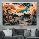 Japanese Landscape Wall Art Canvas Print – Mount Fuji by MyGreatCanvas | Canvas Wall Art Prints | Photo Prints & Wall Decor