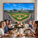 Wrigley Field Baseball Stadium Canvas Wall Art – Packed