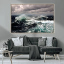 Stormy Ocean Waves Canvas Wall Art – Framed Turbulent Sea by MyGreatCanvas | Canvas Wall Art Prints | Photo Prints & Wall Decor