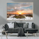 Sunset Beach Wall Art Print – Coastal Canvas Ocean Landscape by MyGreatCanvas | Canvas Wall Art Prints | Photo Prints & Wall Decor