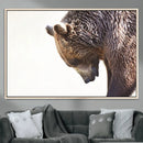Grizzly Bear Canvas Wall Art Print – Framed Wildlife Nature by MyGreatCanvas | Canvas Wall Art Prints | Photo Prints & Wall Decor