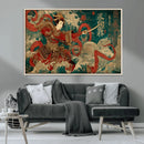 Tsukioka Yoshitoshi Samurai Wall Art – Japanese Katana by MyGreatCanvas | Canvas Wall Art Prints | Photo Prints & Wall Decor