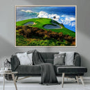 Coastal Golf Course Wall Art Canvas Print – Vibrant Green by MyGreatCanvas | Canvas Wall Art Prints | Photo Prints & Wall Decor