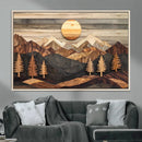 Wood Mountain Wall Art Canvas Print – Layered Forest and by MyGreatCanvas | Canvas Wall Art Prints | Photo Prints & Wall Decor