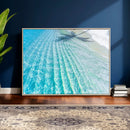 Crystal Clear Ocean Water Sunlit Reflections Palm Shadow Sandy Beach Tropical Wall Art for Home, Office Decor by MyGreatCanvas | Canvas Wall Art Prints | Photo Prints & Wall Decor
