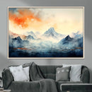 Warm Clouds Abstract Mountain Wall Art, Modern Landscape by MyGreatCanvas | Canvas Wall Art Prints | Photo Prints & Wall Decor