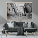 Wild Elephant Wall Art Canvas Print by MyGreatCanvas | Canvas Wall Art Prints | Photo Prints & Wall Decor