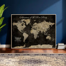 Personalized Push Pin World Map Canvas – Custom Framed by MyGreatCanvas | Canvas Wall Art Prints | Photo Prints & Wall Decor