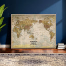Personalized Push Pin World Map Canvas Print – Custom