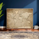 Colorful Watercolor World Map Canvas Wall Art – Framed by MyGreatCanvas | Canvas Wall Art Prints | Photo Prints & Wall Decor