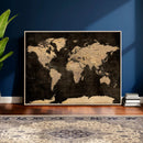 World Map Canvas Print – Detailed Map of the World Wall Art by MyGreatCanvas | Canvas Wall Art Prints | Photo Prints & Wall Decor