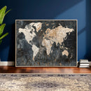 World Map Canvas Print – Detailed Map of the World Wall Art by MyGreatCanvas | Canvas Wall Art Prints | Photo Prints & Wall Decor