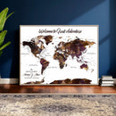 Custom Push Pin World Map Wall Art Canvas Print – by MyGreatCanvas | Canvas Wall Art Prints | Photo Prints & Wall Decor