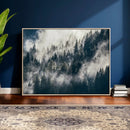 Foggy Mountain Forest Canvas Print, Misty Pine Trees Nature by MyGreatCanvas | Canvas Wall Art Prints | Photo Prints & Wall Decor
