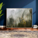Misty Mountain Canvas Print, Foggy Pine Trees Nature Wall by MyGreatCanvas | Canvas Wall Art Prints | Photo Prints & Wall Decor