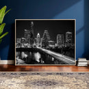 Austin Skyline Wall Art Canvas Print, Austin Downtown Night by MyGreatCanvas | Canvas Wall Art Prints | Photo Prints & Wall Decor