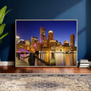 Boston Wall Art Canvas Print, Boston City Downtown Night by MyGreatCanvas | Canvas Wall Art Prints | Photo Prints & Wall Decor
