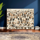 American Elk Wall Art Canvas Print - Abstract Deer Animal by MyGreatCanvas | Canvas Wall Art Prints | Photo Prints & Wall Decor