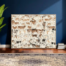 Farmhouse Longhorn Wall Art Canvas Print - Abstract Farm by MyGreatCanvas | Canvas Wall Art Prints | Photo Prints & Wall Decor