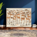 Gazelle Wall Art Canvas Print - Abstract Antelope Wall Art by MyGreatCanvas | Canvas Wall Art Prints | Photo Prints & Wall Decor