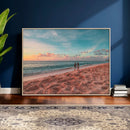 Pastel Beach Wall Art Canvas Print – Soft Coastal by MyGreatCanvas | Canvas Wall Art Prints | Photo Prints & Wall Decor