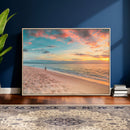 Beach Walk Wall Art Canvas Print – Soft Coastal Photography by MyGreatCanvas | Canvas Wall Art Prints | Photo Prints & Wall Decor