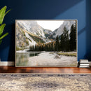 Lake Braies Alpine Landscape Wall Art Canvas Print, by MyGreatCanvas | Canvas Wall Art Prints | Photo Prints & Wall Decor