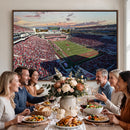 Donald W. Reynolds Razorback Stadium Wall Art Canvas Print –