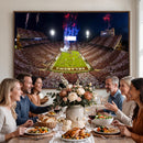 Oklahoma Memorial Stadium Wall Art Canvas Print – Oklahoma