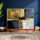 Gold Navy Abstract Wall Art Canvas Print, Modern Luxury by MyGreatCanvas | Canvas Wall Art Prints | Photo Prints & Wall Decor