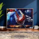 Red Wine Splash Abstract Wall Art Canvas Print, Modern Wine by MyGreatCanvas | Canvas Wall Art Prints | Photo Prints & Wall Decor