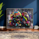 Graffiti American Football Helmet Street Art Wall Art Canvas by MyGreatCanvas | Canvas Wall Art Prints | Photo Prints & Wall Decor