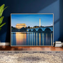 Washington DC Wall Art Canvas Print – Lincoln Memorial Night by MyGreatCanvas | Canvas Wall Art Prints | Photo Prints & Wall Decor