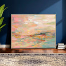 Abstract Pastel Landscape Wall Art Canvas Print – Soft Pink by MyGreatCanvas | Canvas Wall Art Prints | Photo Prints & Wall Decor