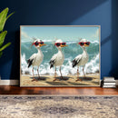 Funny Seagull Wall Art Canvas Print Beach Birds With by MyGreatCanvas | Canvas Wall Art Prints | Photo Prints & Wall Decor