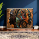 Abstract Afro American Women Wall Art Canvas Print by MyGreatCanvas | Canvas Wall Art Prints | Photo Prints & Wall Decor
