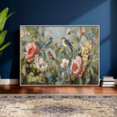 Vintage Birds and Flowers Wall Art Canvas Print, Botanical by MyGreatCanvas | Canvas Wall Art Prints | Photo Prints & Wall Decor