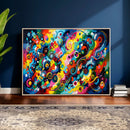 Geometric Abstract Wall Art Canvas Print, Bold Color by MyGreatCanvas | Canvas Wall Art Prints | Photo Prints & Wall Decor