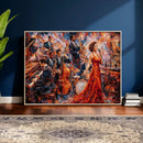 Jazz Band Canvas Wall Art — Jazz Club Singer Saxophone Print by MyGreatCanvas | Canvas Wall Art Prints | Photo Prints & Wall Decor