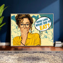 Pop Art Print Bathroom Sign Wall Art Canvas Print — Funny by MyGreatCanvas | Canvas Wall Art Prints | Photo Prints & Wall Decor