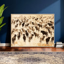 Texas Longhorn Sepia Canvas Wall Art, Western Cattle by MyGreatCanvas | Canvas Wall Art Prints | Photo Prints & Wall Decor