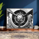 Vintage Propeller Plane Wall Art Canvas Print, Black and by MyGreatCanvas | Canvas Wall Art Prints | Photo Prints & Wall Decor