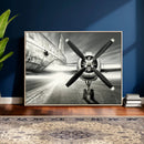 Vintage Airplane Wall Art Canvas Print, Black and White by MyGreatCanvas | Canvas Wall Art Prints | Photo Prints & Wall Decor