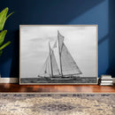Vintage Sailboat Wall Art Canvas Print, Black and White by MyGreatCanvas | Canvas Wall Art Prints | Photo Prints & Wall Decor