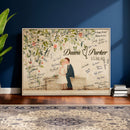 Wedding Guest Book Alternative Wall Art Canvas Print, Personalized Wedding Signature Poster, Custom Couple Photo Guestbook Canvas by MyGreatCanvas | Canvas Wall Art Prints | Photo Prints & Wall Decor