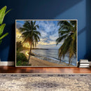 Mar Chiquita Beach Puerto Rico Canvas Wall Art, Manati Caribbean Coastal Photography Print, Tropical Ocean Sunset Decor by MyGreatCanvas | Canvas Wall Art Prints | Photo Prints & Wall Decor