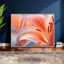 Peach Lily Canvas Wall Art, Coral Pink Flower Macro Photo Print, Botanical Bedroom Decor, Soft Floral Photography, Living Room Wall Art by MyGreatCanvas | Canvas Wall Art Prints | Photo Prints & Wall Decor