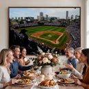 Chicago Cubs Baseball Team Print - Wrigley Field Stadium