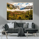 Half Dome Yosemite Canvas Wall Art – Majestic Triptych