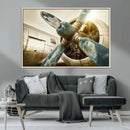 Vintage Airplane Canvas Print by MyGreatCanvas | Canvas Wall Art Prints | Photo Prints & Wall Decor